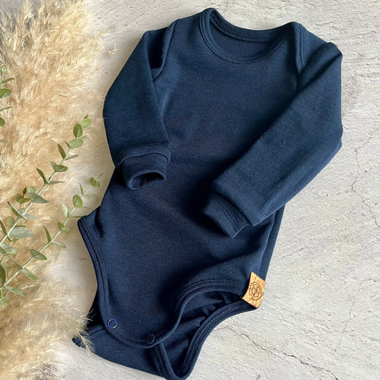 „Glücks-Body“ aus Wolle/Seide - Tausendglück