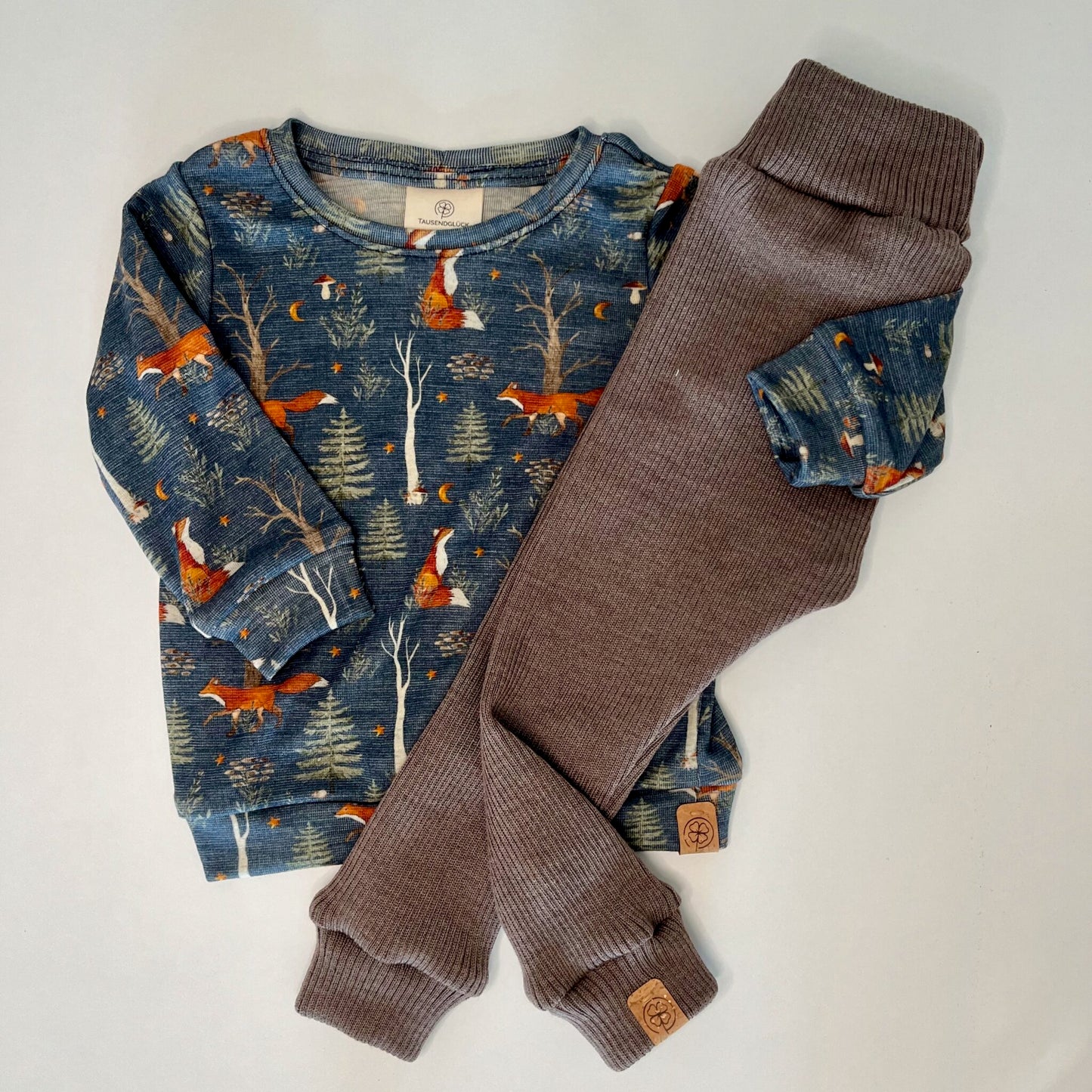 „Glücks-Shirt“ Langarm aus Wolle/Tencel