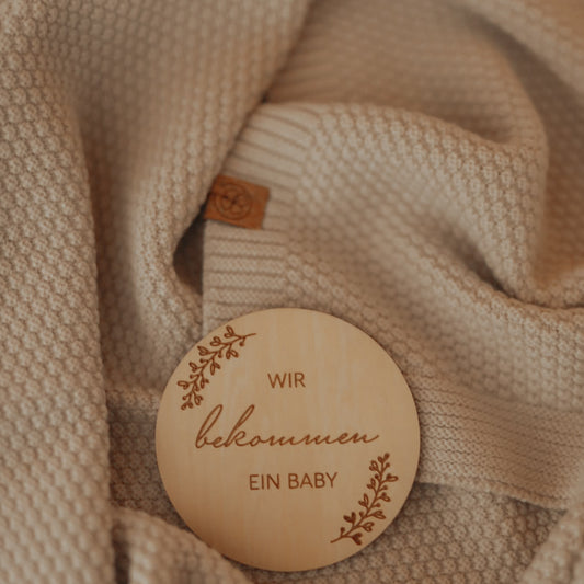 Babydecke Merinowolle