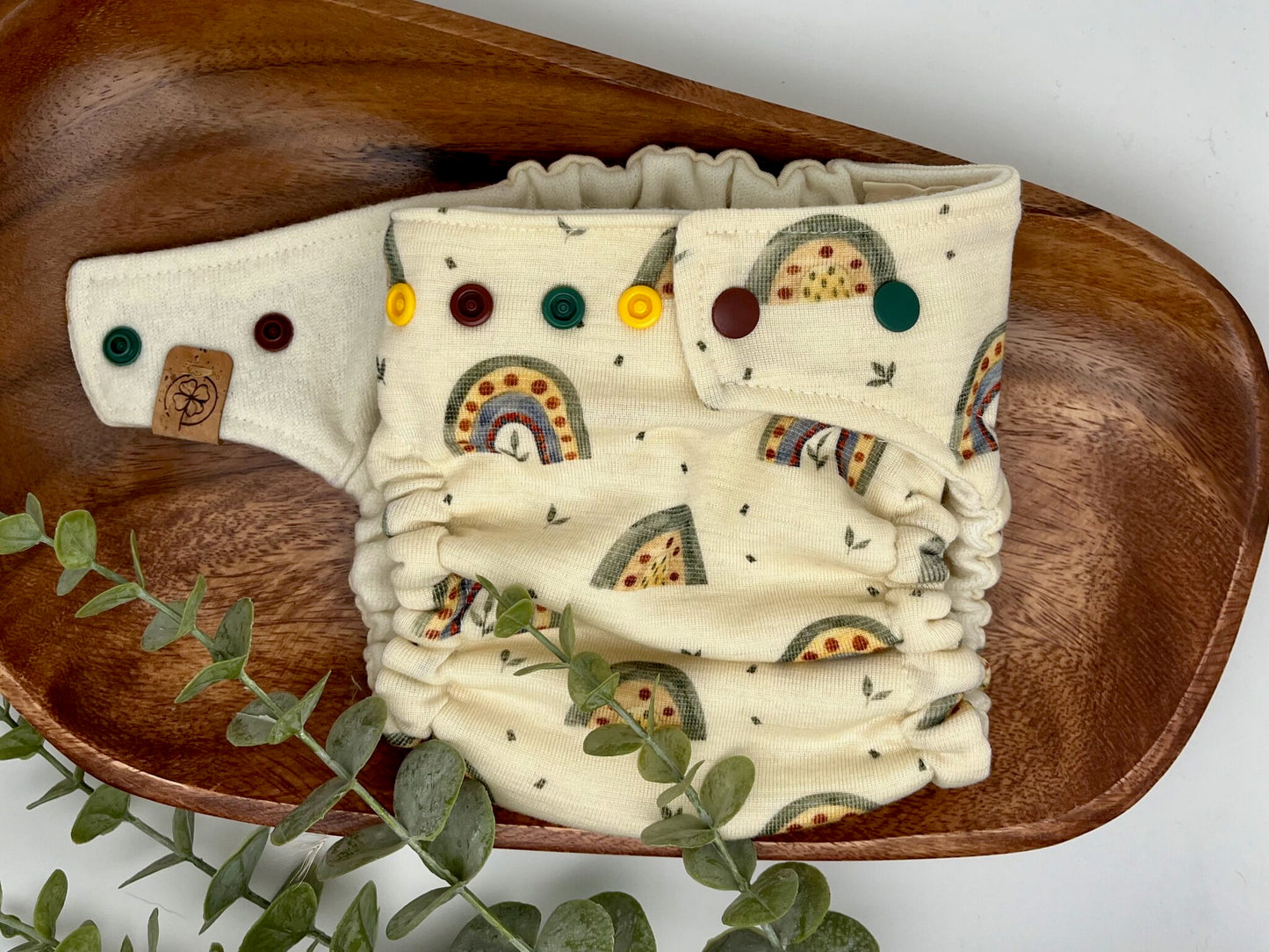 Wollwindel „Regenbögen“ - Tausendglück