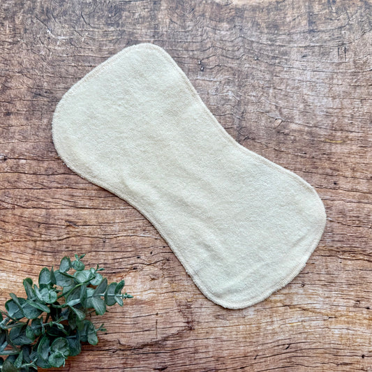 Frottee-Hanf-Liner anatomisch aus Bio-Baumwolle