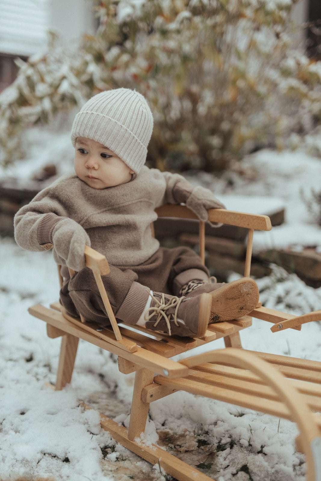 Outdoor „Glücks-Pulli“ aus Wollfleece