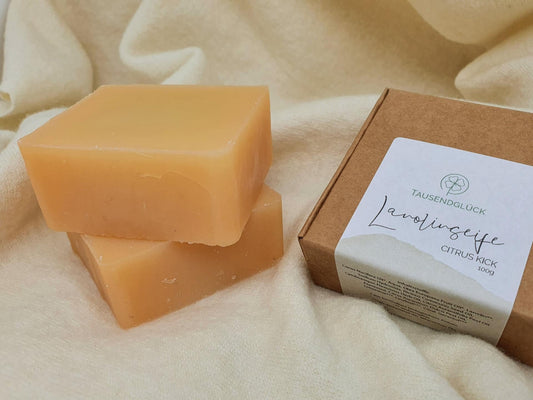 Lanolinseife „Citrus Kick“ - Tausendglück