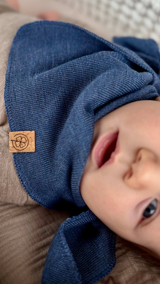 „Glücks-Tuch“ aus Wollstrick