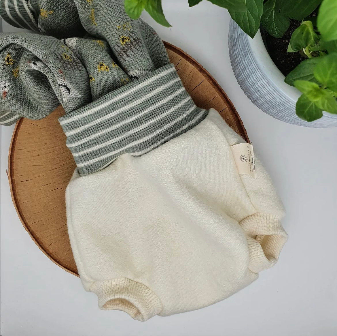 Longie aus Wolljacquard - Tausendglück