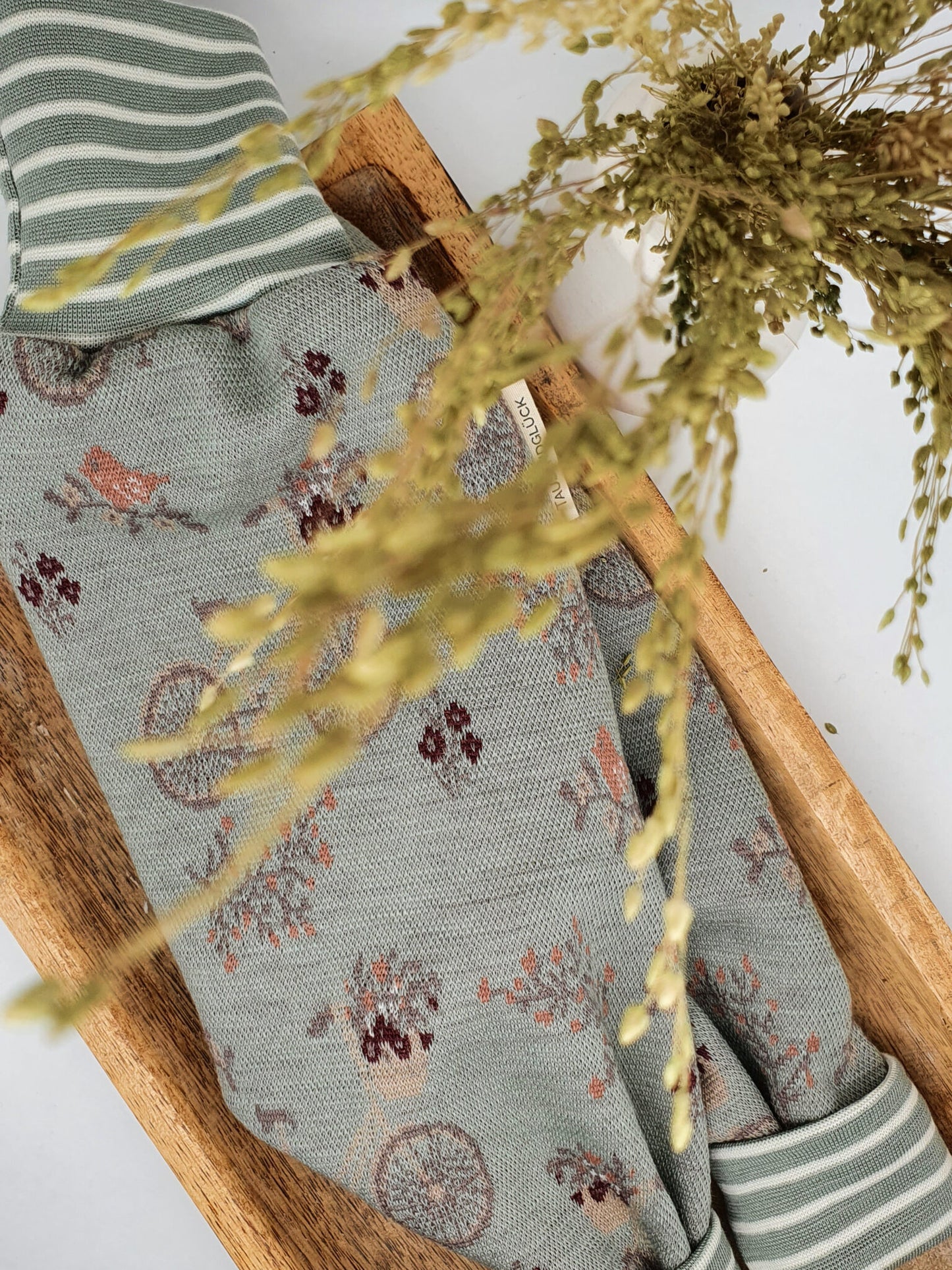 Longie aus Wolljacquard