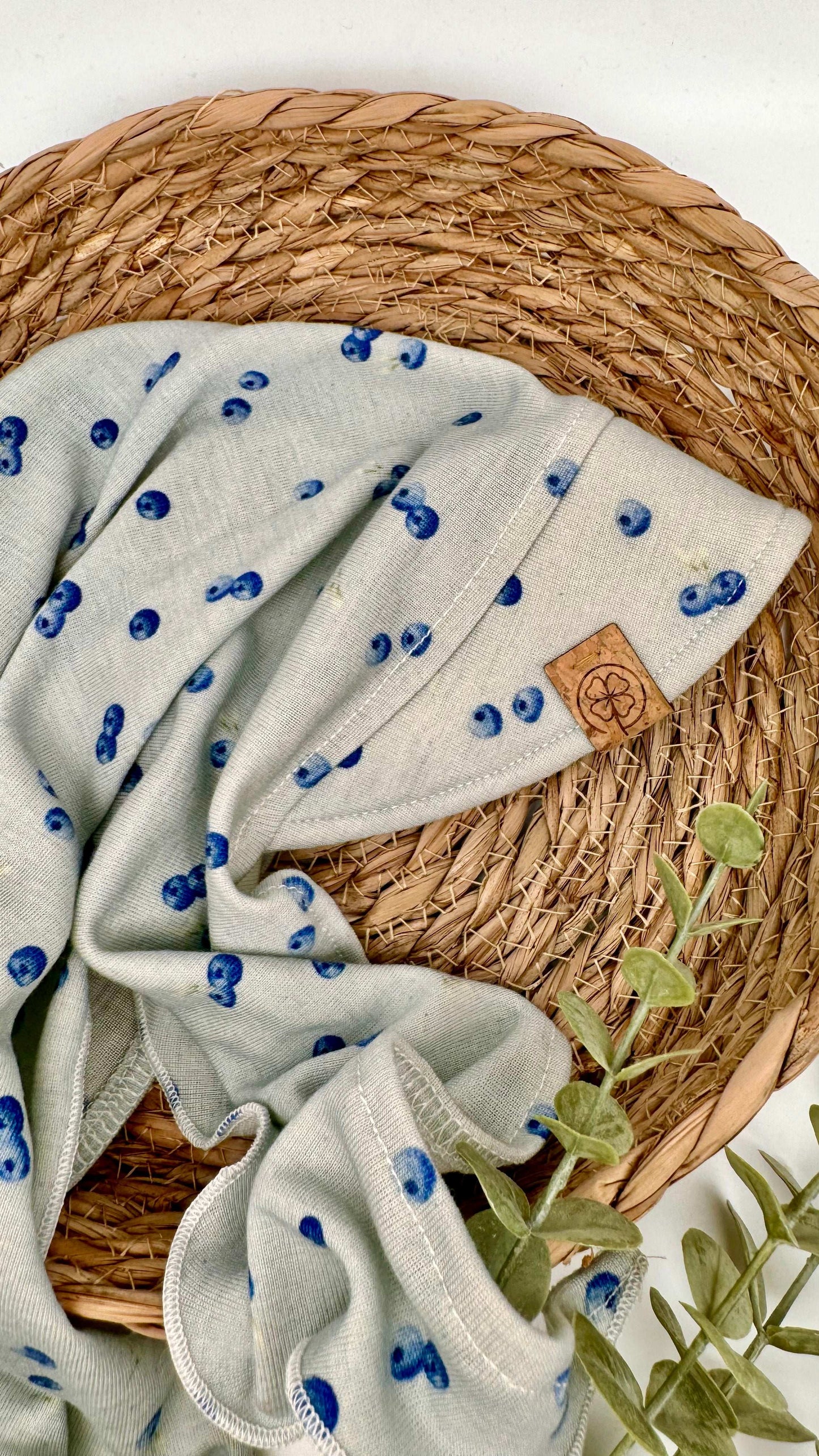 „Sommerglück“ | Sonnenhut Baby zum Binden aus Wolle/Seide