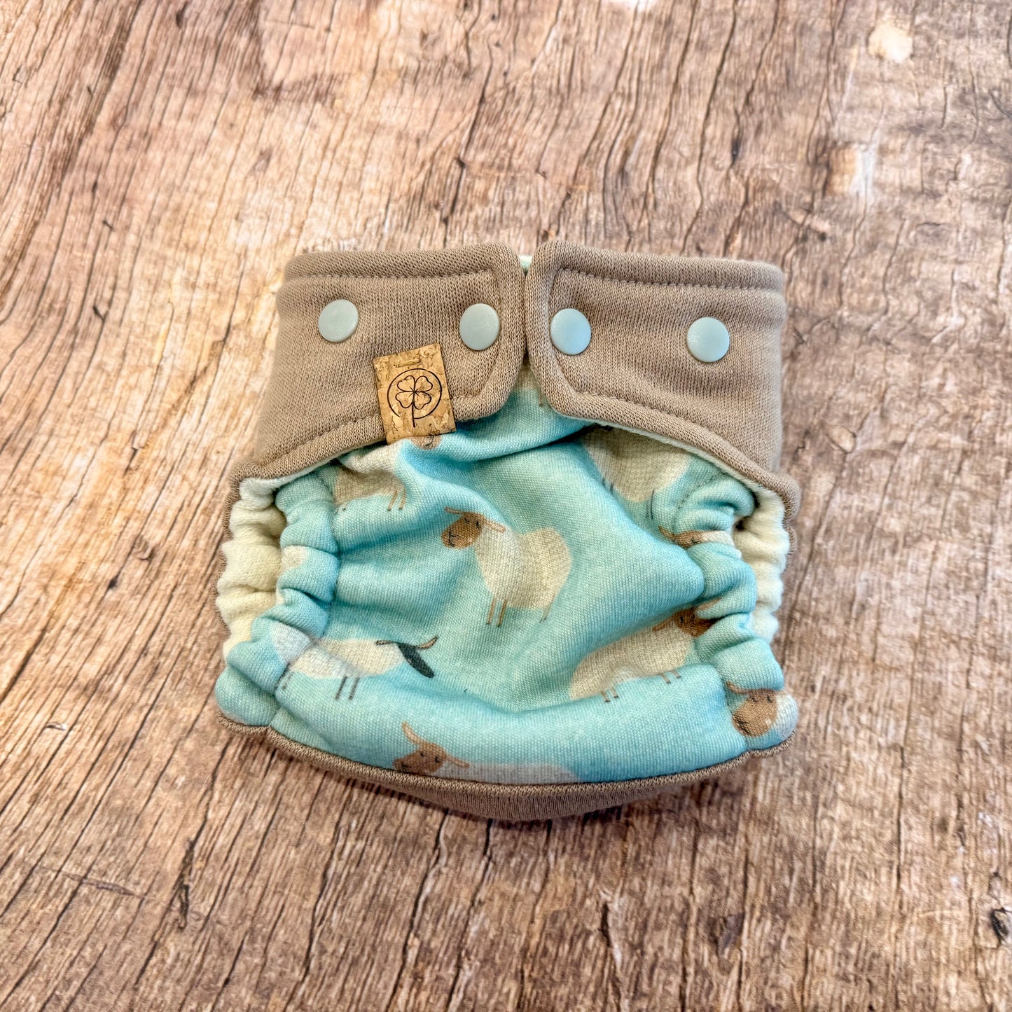 Glücksgriff Wollwindel „Schäfchen“ Mini
