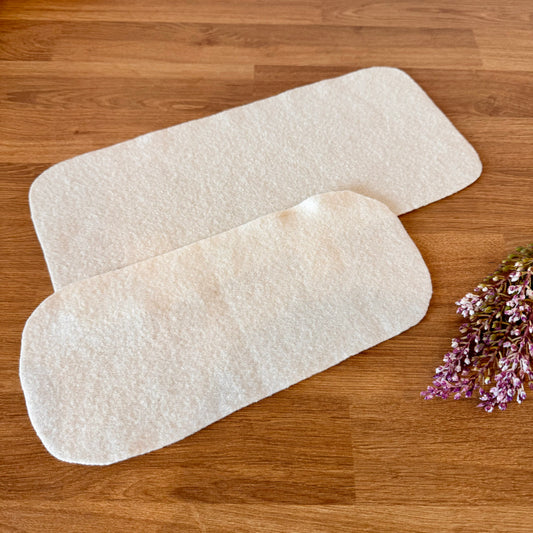 Merinowoll-Liner aus Merinowollwalk - Tausendglück