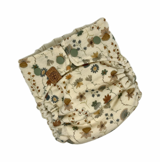 Wollwindel "Wilde Blumen" - Tausendglück