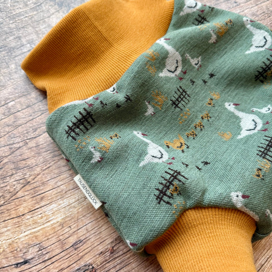 Wollschlupfhose „Gänseglück“ - Tausendglück