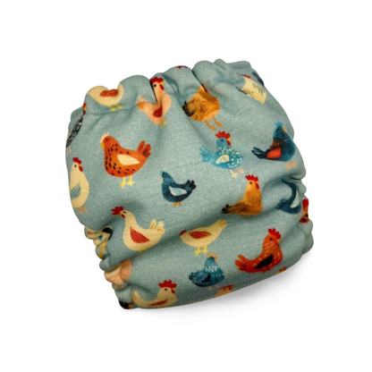 Wollwindel „Glückliche Hühner“ - Tausendglück