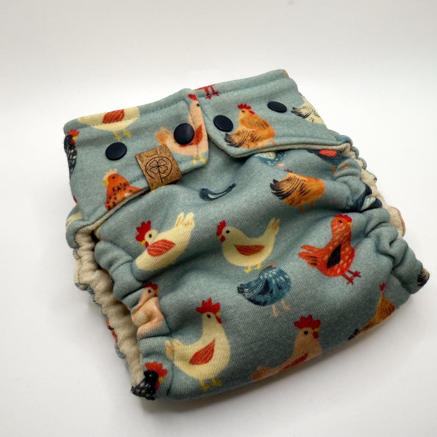 Wollwindel „Glückliche Hühner“ - Tausendglück