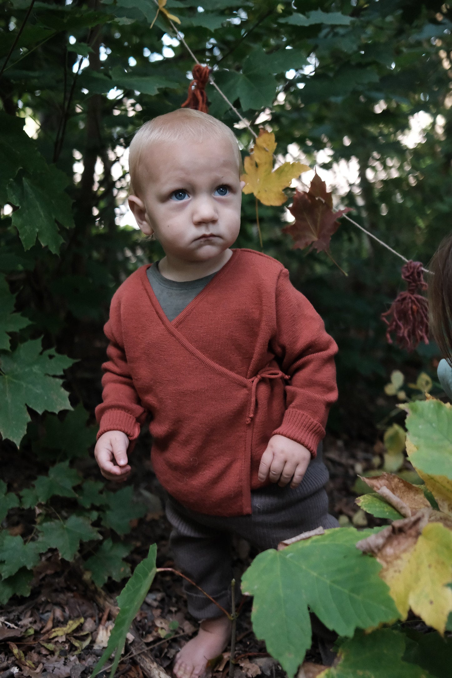 "Glückskind" Komplett-Set - Wickeljacke, Weste, Hose & Leggings