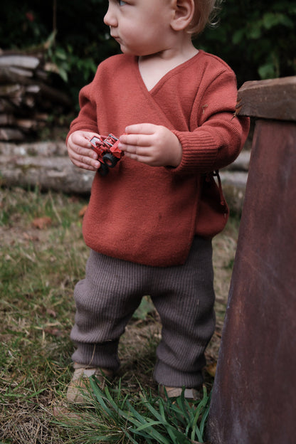 "Glückskind" Komplett-Set - Wickeljacke, Weste, Hose & Leggings