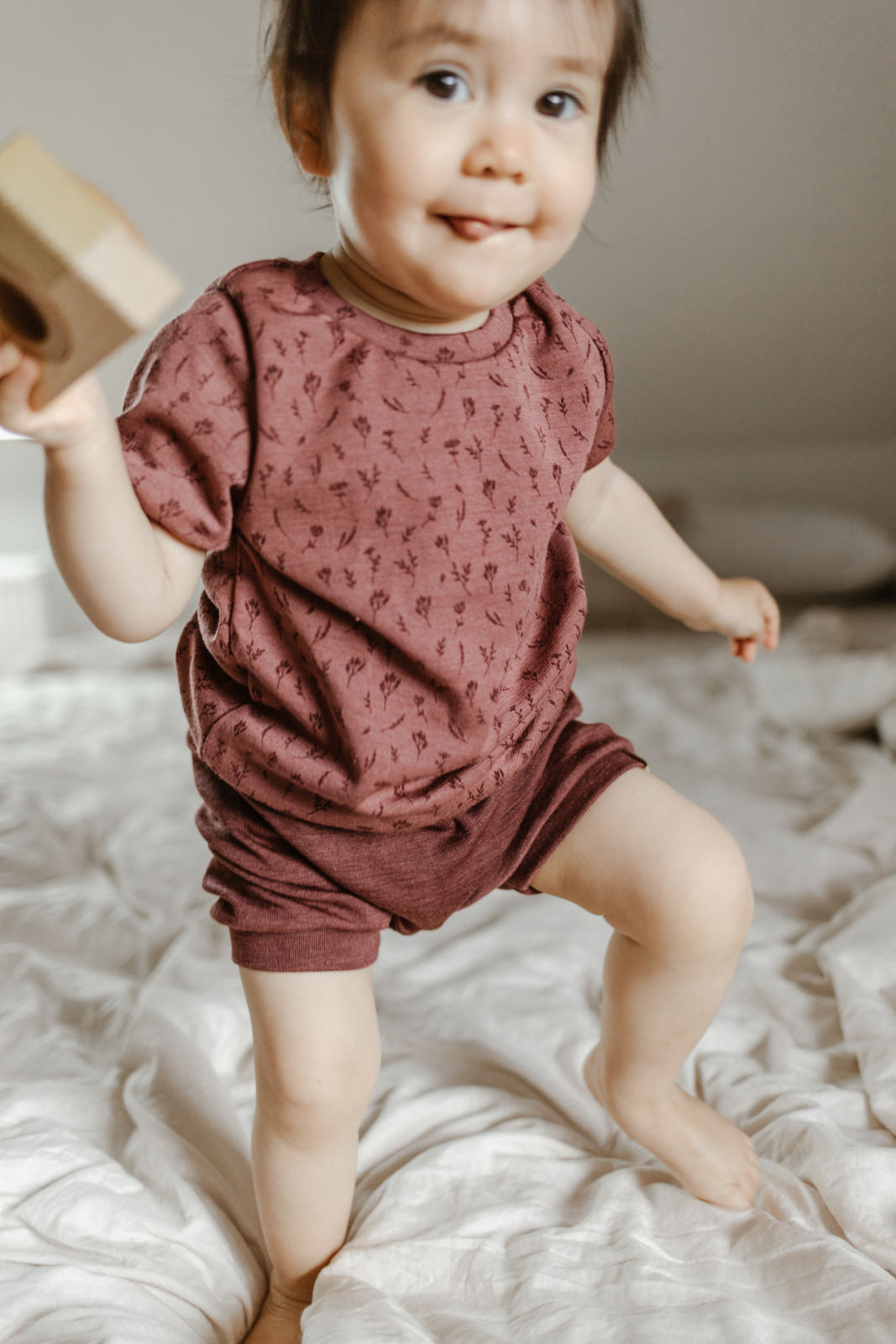 „Glücks-Shirt“ Kurzarm aus Wolle/Seide - Tausendglück