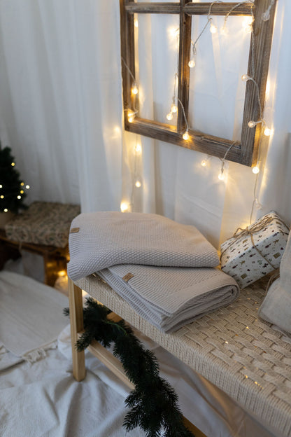 Merinowolldecke für Mama & Papa