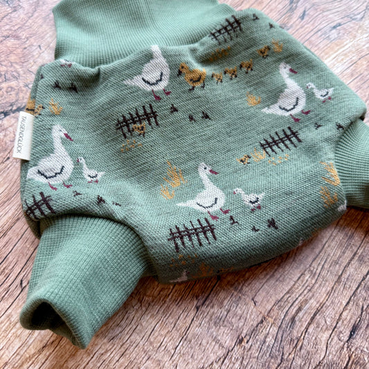 Wollschlupfhose „Gänseglück“ - Tausendglück
