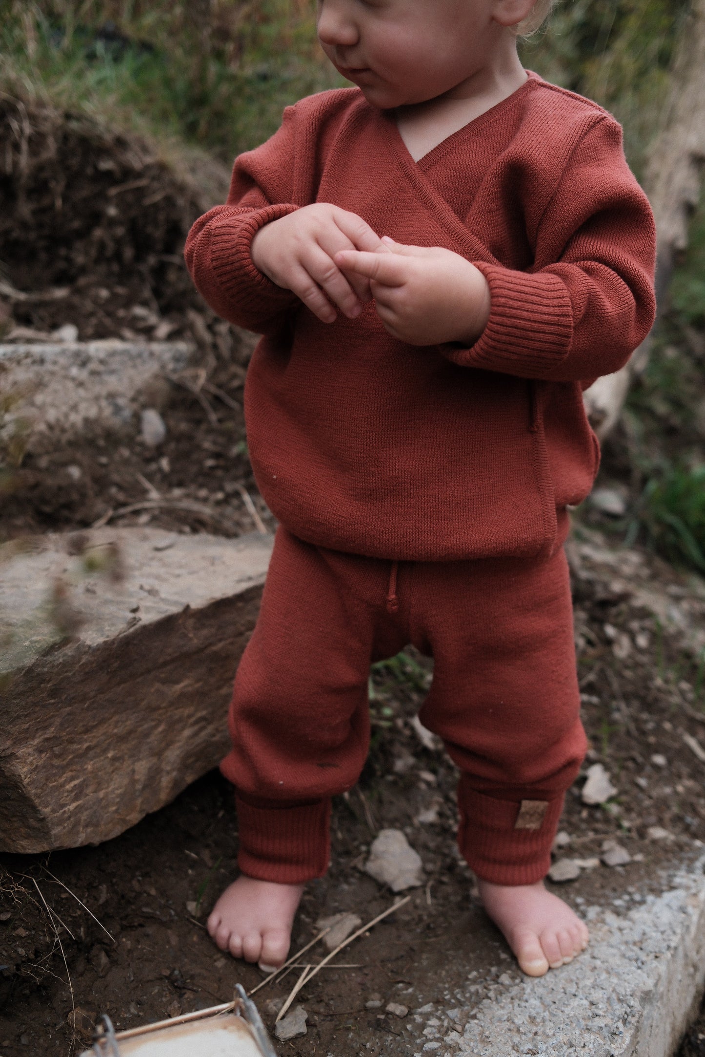 "Rundum-Geborgen" Set - Wickeljacke, Weste & Hose