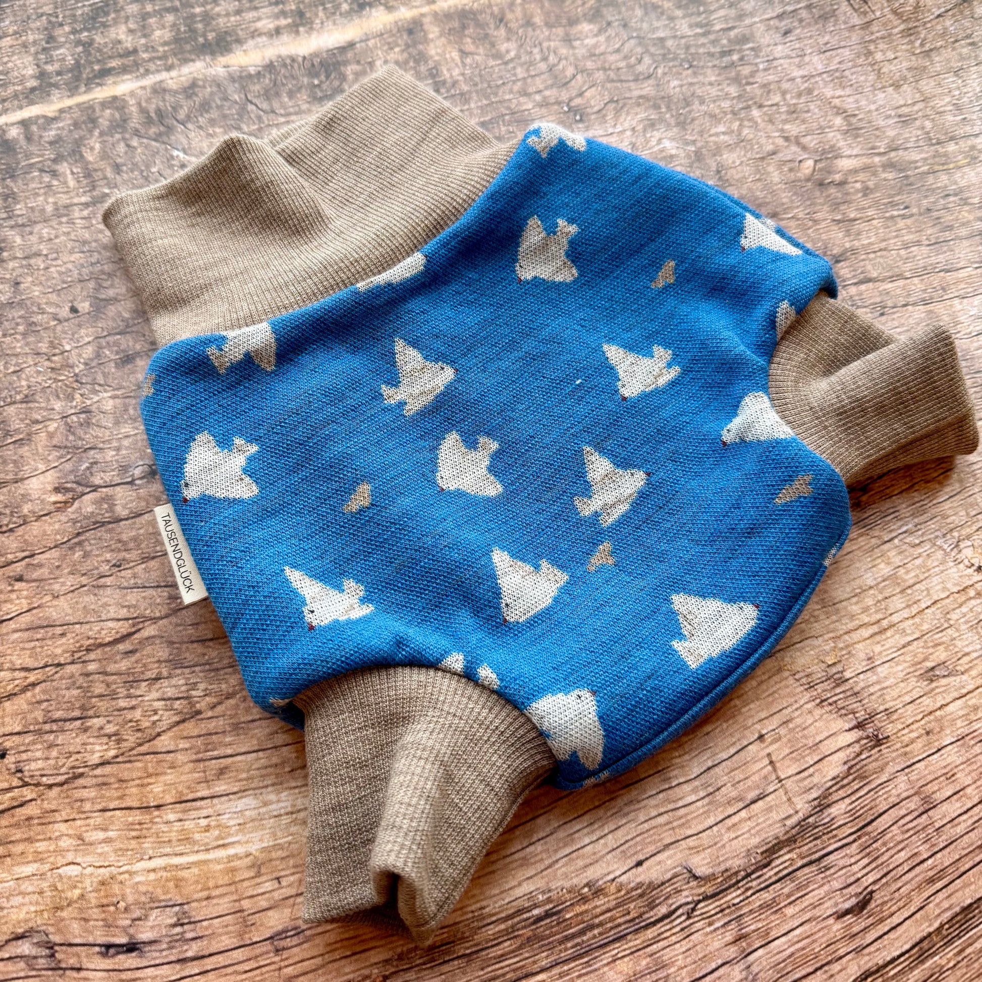 Glücksgriff - Wollschlupfhose „Fernweh“ Midi Unikat - Tausendglück