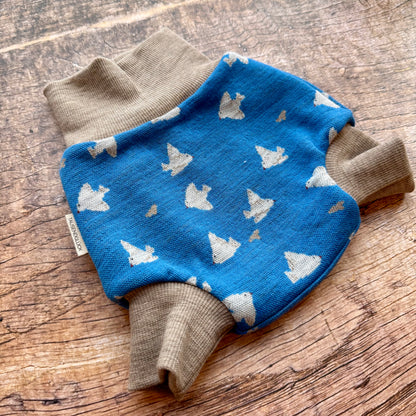 Glücksgriff - Wollschlupfhose „Fernweh“ Midi Unikat - Tausendglück